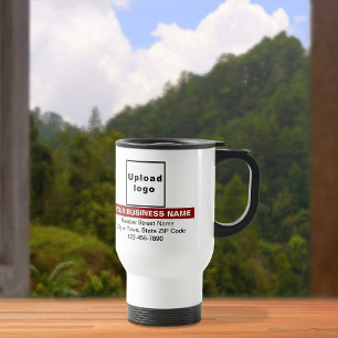 De Voyage Marque d'affaires avec le feu rouge sur la Mug Voy