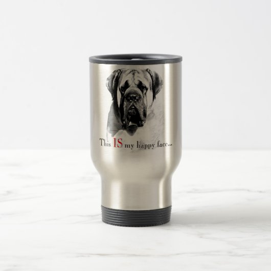 De Voyage Mastiff Happy Face Mug (Centre)