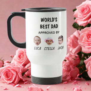De Voyage Meilleur papa Mug du monde Mug personnalisé visa