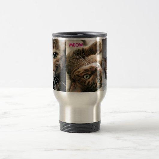 De Voyage Meow Bengal Cat Travel Mug (Centre)