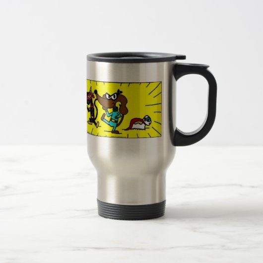 De Voyage Midge Superhero Trio Travel Mug (Droit)