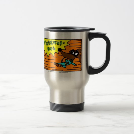 De Voyage Midge TAEKWON-DOG Travel Mug (Droit)