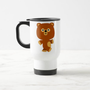 De Voyage Mignonne Assertive Cartographie Ours Commuter Mug