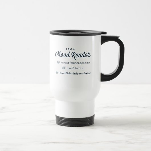 De Voyage Mood Reader Travel Mug (Droite)