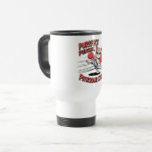 De Voyage Muay Thai Boxe mignonne Anime Chat Mug (Devant gauche)