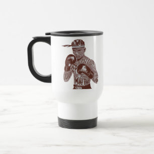 De Voyage Muay Thai Vintage Typographie Fighter Mug