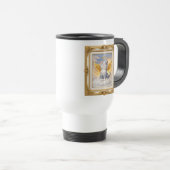De Voyage Mug Ange Chat Style Mémorial Art (Devant droit)