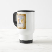 De Voyage Mug Ange Chat Style Mémorial Art (Devant gauche)