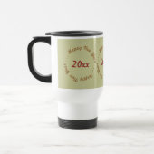 De Voyage Mug - Circulaire Joyeux Nouvel An avec Date (Gauche)