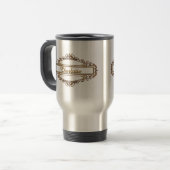 De Voyage Mug décoratif avec votre nom (Devant gauche)
