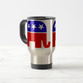 De Voyage Mug des éléphants républicains (Devant gauche)