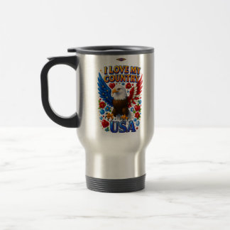 De Voyage Mug Design : I Love My Country - USA