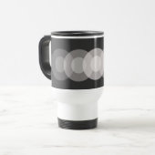 De Voyage Mug - Deux cercles concentriques répétés (Devant gauche)