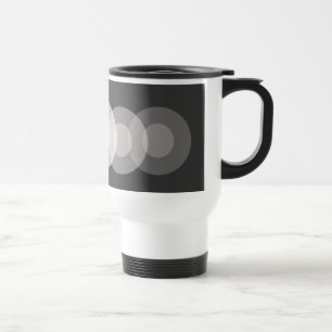 De Voyage Mug - Deux cercles concentriques répétés