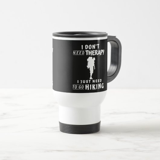 De Voyage Mug d'expression randonnée (Devant droit)