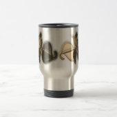 De Voyage Mug - Feuilles entrelacés métalliques (Centre)