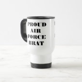 De Voyage Mug Fiers Air Force Brat (Devant gauche)