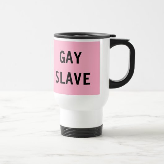 De Voyage Mug Gay Slave (Droite)