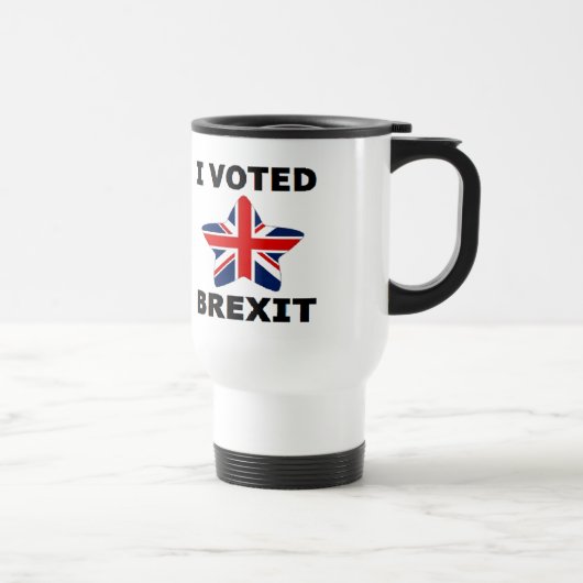 De Voyage Mug I a voté le Brexit (Droite)