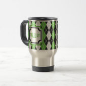 De Voyage Mug Jacquard rétro (Devant gauche)