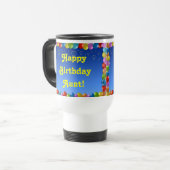 De Voyage Mug Joyeuse Tante Anniversaire (Devant gauche)