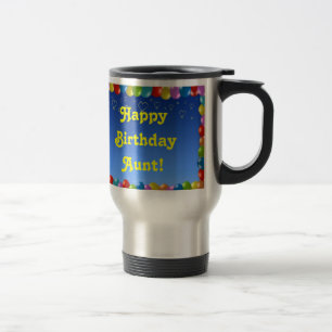 De Voyage Mug Joyeuse Tante Anniversaire