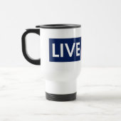 De Voyage Mug LIVE MAD Motivation Gras (Gauche)