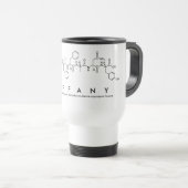 De Voyage Mug nom peptide Tiffany (Devant droit)