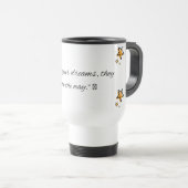 De Voyage Mug on the theme of motivation. (Devant droit)