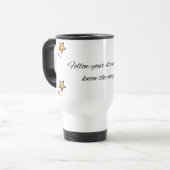 De Voyage Mug on the theme of motivation. (Devant gauche)
