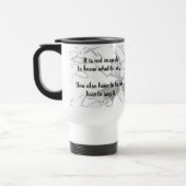 De Voyage Mug "Pas Assez" (Gauche)