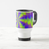 De Voyage Mug spirale jaune et pourpre (Devant droit)