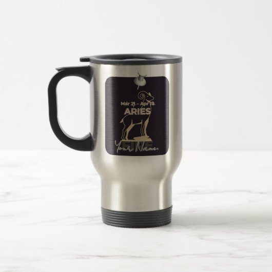 De Voyage Mug T01 #PinnedMyZodiac ! Aries (Gauche)