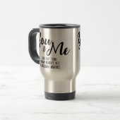 De Voyage Mug vous & moi personnalisé (Devant gauche)