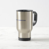 De Voyage Mug Voyage/navette, 15 oz (Devant droit)