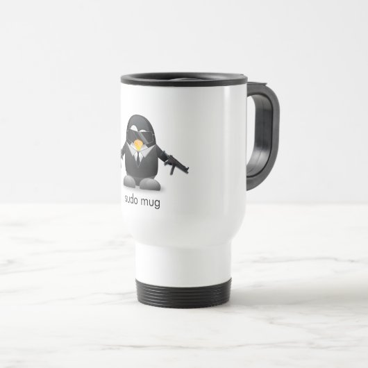 De Voyage Mug Voyageur Linux (Devant droit)