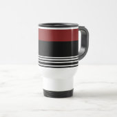 De Voyage Noir Rouge Blanc>CaféVoyage Mug (Devant droit)