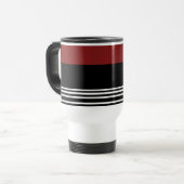 De Voyage Noir Rouge Blanc>CaféVoyage Mug (Devant gauche)