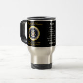 De Voyage Obama avec JFK - Coffee Mug (Devant gauche)