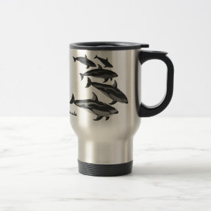 De Voyage Orca Whale Travel Mug Personnaliser Killer Whale M