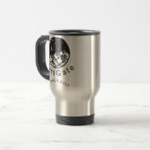 De Voyage PassGate Steel Mug - Voyager toujours (Devant gauche)