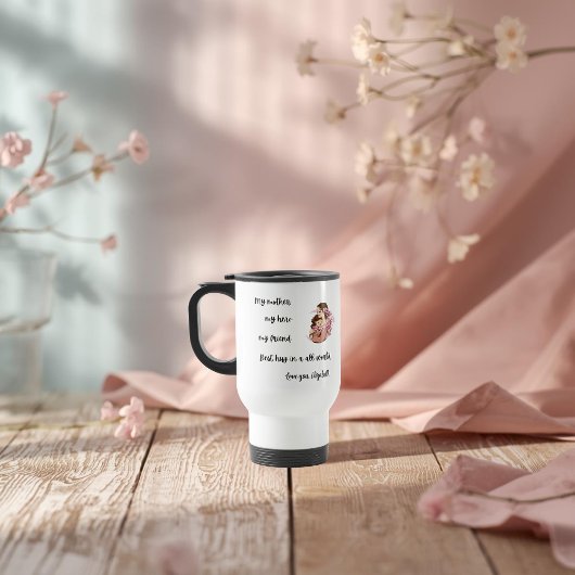 De Voyage Personalized Mother's Day Mom's Hug Travel Mug