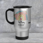 De Voyage Personalized Mum's Rainbow & Floral Travel Mug