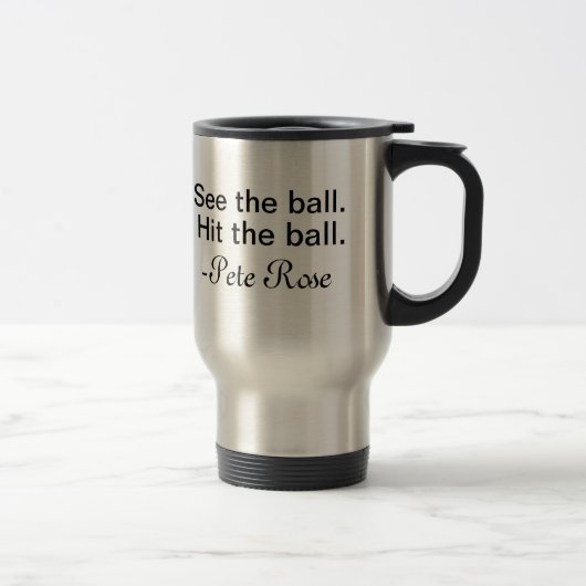 De Voyage Pete Rose, Classique Café Travel mug (Droit)