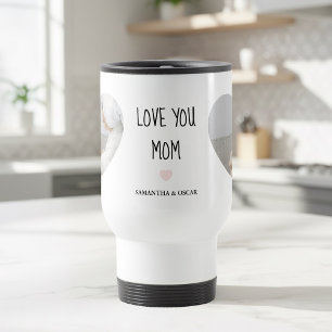 De Voyage Photo personnalisé « Je t'aime Maman » Mug perso