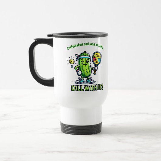 De Voyage Pickleball Funny Coffee Mug Drinkware Kitchen (Gauche)