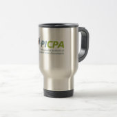 De Voyage PICPA Mug isolée (Devant droit)