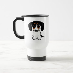 De Voyage Piebald Dachshund Cute Puppy Travel Mug