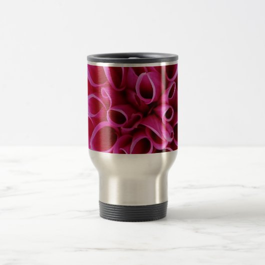 De Voyage Pink Flower Travel Mug  (Centre)