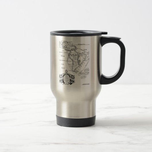 De Voyage Pirate Treasure Map Mug (Droit)